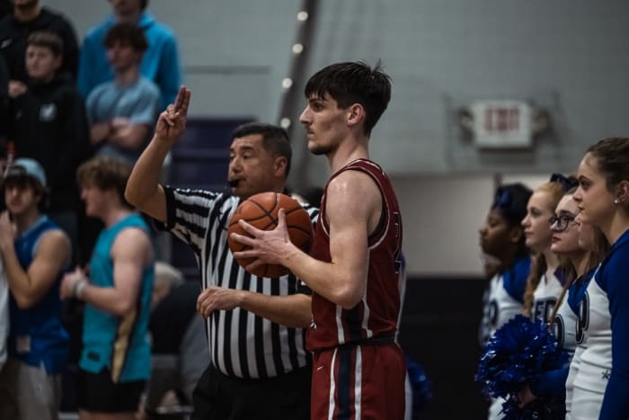 Grove City vs St. Francis DeSales boys basketball 022523 Gabe Haferman2